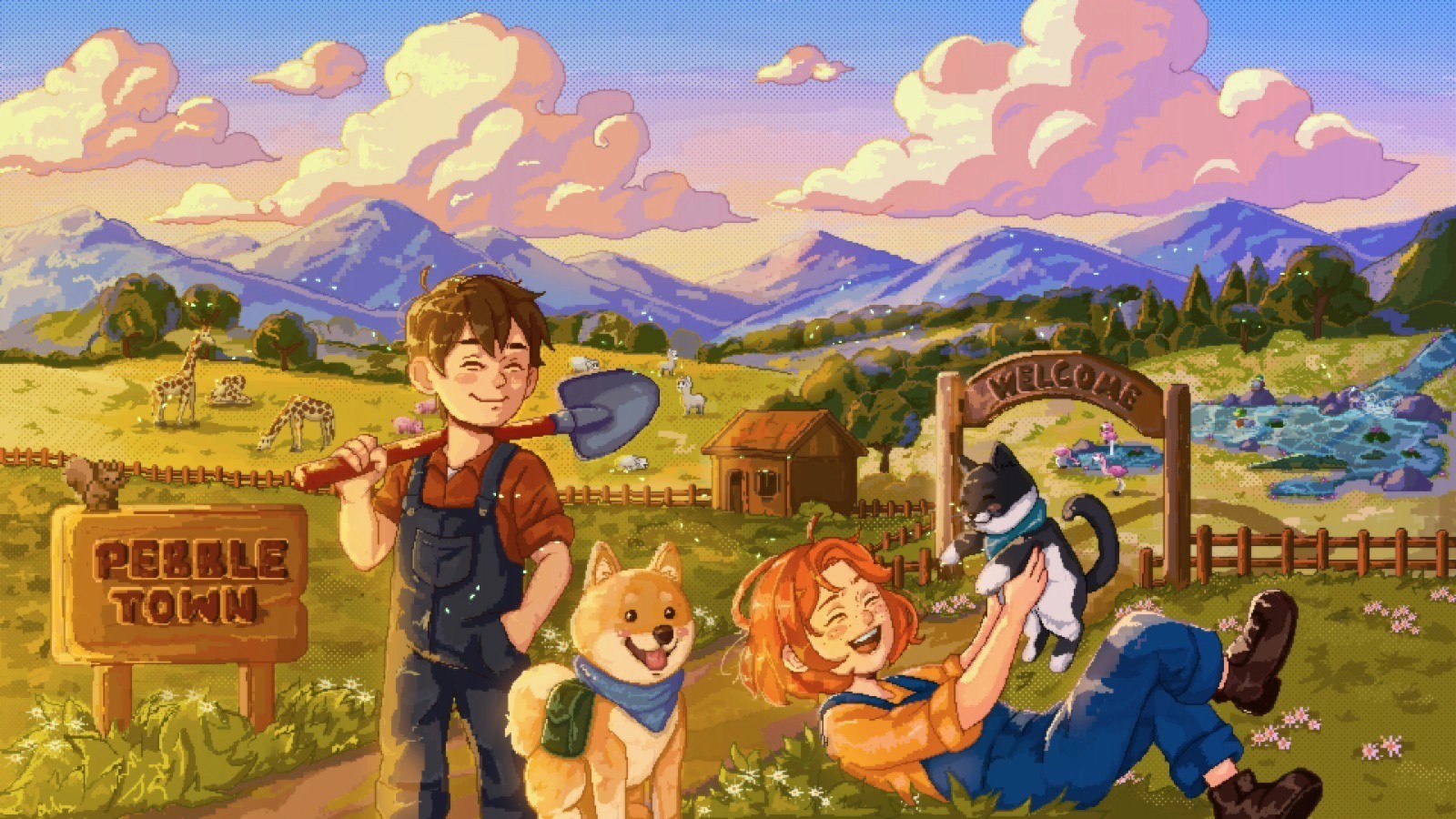 Pawsome Resort Forest Scene