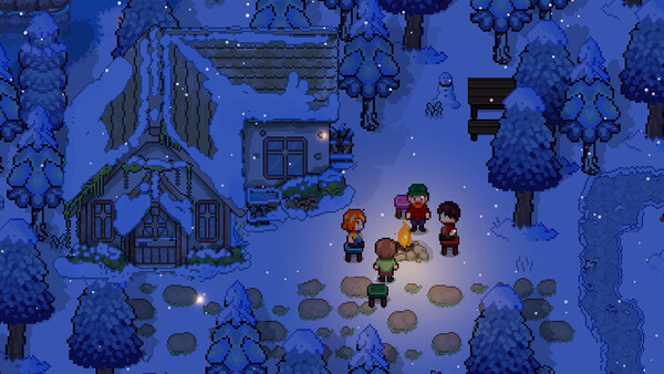 Expanded lodge building with outdoor yard in Pawsome Resort